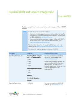 Instrument Integration.fm - OfficeMate Software Solutions