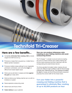 Technifold Tri-Creaser