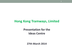 Presentation - Hong Kong Ideas Centre
