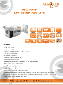 MIPB13AWP2A 1.3MP IR Bullet Camera – 25 mtr
