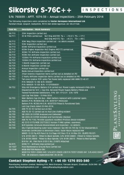 Inspection List - 120KB - PlaneSayling Aviation Limited