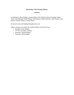 GSO Minutes 4-25-14