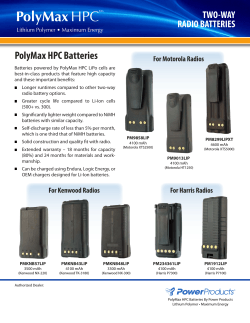 PolyMax HPC Batteries