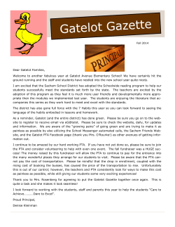Gatelot Gazette - Sachem Home Page