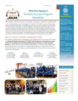 Student Success Program Newsletter