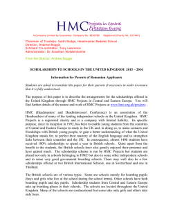 HMC Projects in Central and Eastern Europe - Bursele HMC