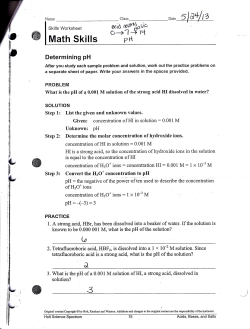 Math Skills Practice Worksheets - AB-SpecEd2011-2013