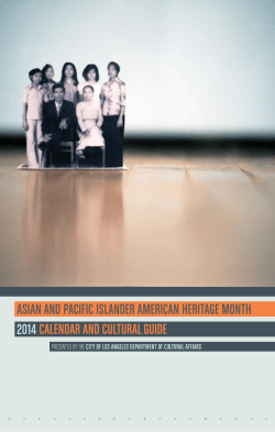 APIAHM Calendar and Cultural Guide