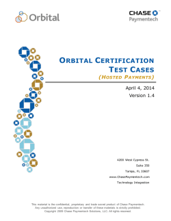 Orbital Test Cases - HPP - WooThemes Documentation