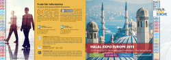 Brochure of Halal Expo Europe 2015 The Netherlands