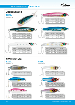 JIG KENPACHI 5323.. 5321.. SWIMMER JIG 5327..