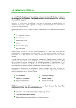 Risk Engineering - HDI