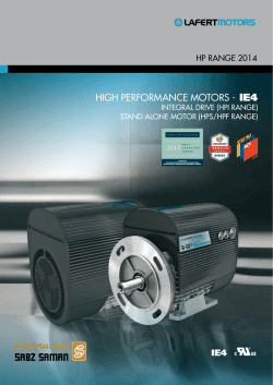 HIGH PERFORMANCE MOTORS