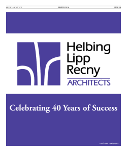 Metro Architect Article – Helbing Lipp Recny Architects
