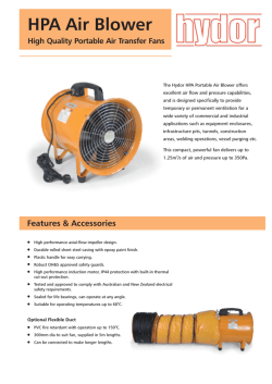 HPA Air Blower