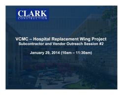 here - VCMC Hospital Replacement Wing Project