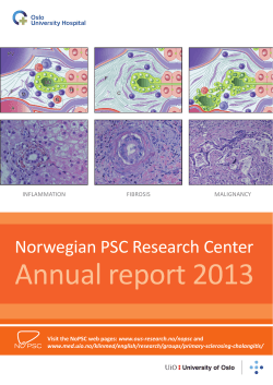 Annual report 2013 - Oslo University Hospital Research