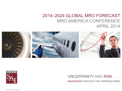 The Global MRO Forecast 2014-2024