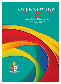Download PDF - Overnewton Anglican Community College