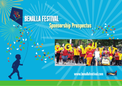 HCR-Benalla Festival Prospectus.indd
