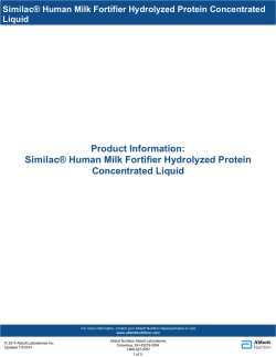 Similac&reg; Human Milk Fortifier Hydrolyzed Protein