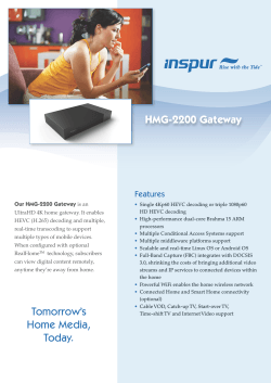 Download the HMG-2200 Gateway product sheet.