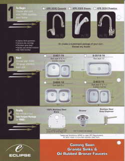 5. Eclipse Stainless Sinks Brochure