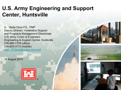 U.S. Army Engineering and Support Center, Huntsville