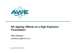 NC Ageing Effects On A High Explosive Formulation