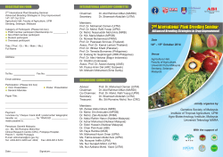 Download brochure () - Persatuan Genetik Malaysia