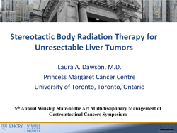 Download Slides - 5th Annual Winship Gastrointestinal Cancer