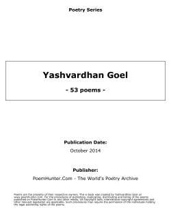 Yashvardhan Goel - poems -