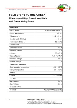 FBLD-976-10-FC-HHL-GREEN - Frankfurt Laser Company