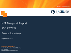 HfS Blueprint Report
