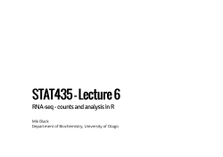 STAT435 - Lecture 6 - University of Otago