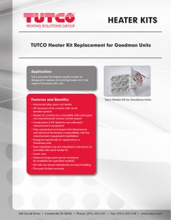 View GOODMAN HKR REPLACEMENT GUIDE