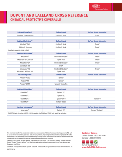 dupont and lakeland cross reference chemical protective coveralls
