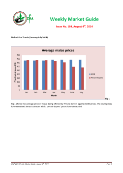 Weekly Market Guide