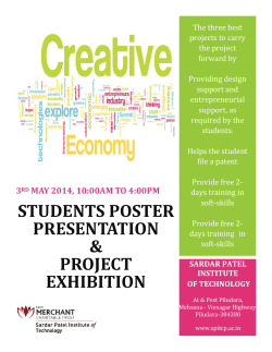 REPORT on the Project Fair of Final Year Students
