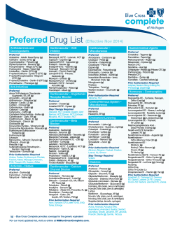 Preferred Drug List (PDF)