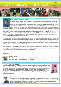 Issue 7 - Hiltingbury Junior School