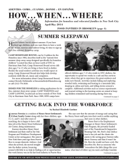 HWW_April-May 2014 - Information for Families, Inc.
