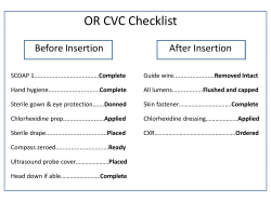 OR CVC Checklist - medical.washington.edu