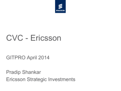 CVC - Ericsson