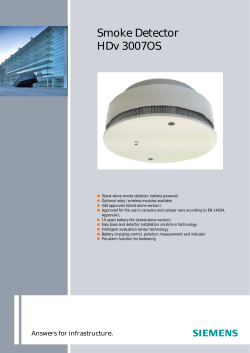 Smoke Detector - Security Products Italia