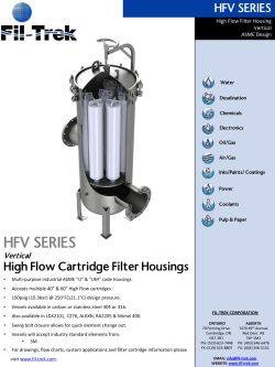 HFV SERIES - Fil-Trek Corporation