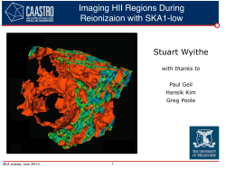 Imaging HII Regions During Reionizaion with SKA1-low