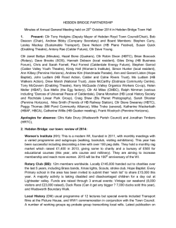 HBP AGM oct 2014 - Hebden Bridge Partnership