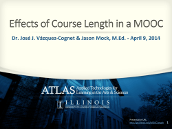 Effects of Course Length in a MOOC-FINAL