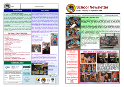 Newsletter 4 - Cable Beach PS